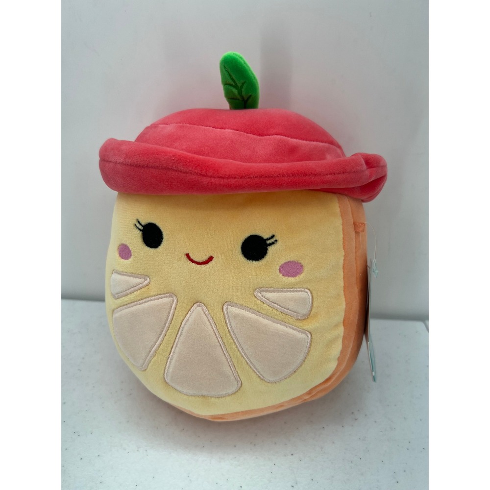 Squishmallows Celia the Orange with Bucket Hat Fruit Plush 8 Inch